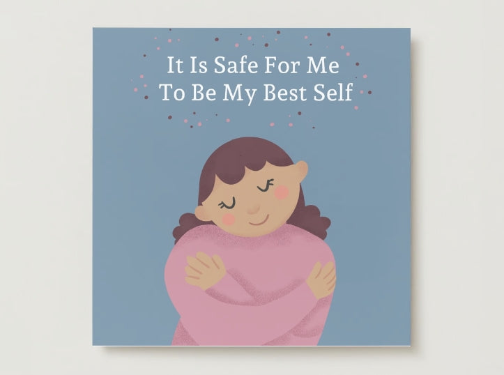 60 Digital Self-Improvement Affirmation Cards