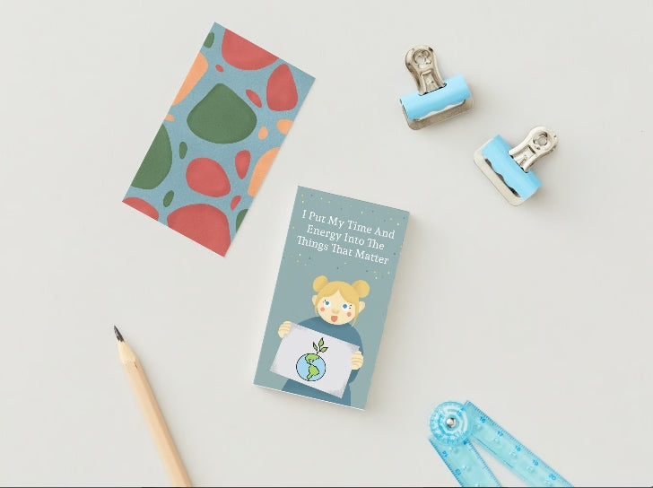 60 Digital Self-Improvement Affirmation Cards